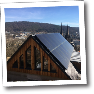 Solar power for a listed residential building in Marburg